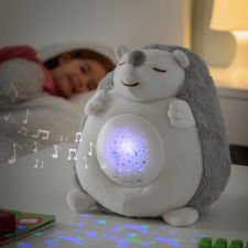 Hérisson en peluche bruit blanc veilleuse étoilée - multicolores et 15 mélodies
