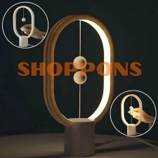 Lampe équilibre à LED - Objet de Design et Déco avec éclairage doux & interrupteur magnétique original