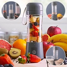 Blender Portable rechargeable via USB - Pratique pour vos jus de fruits, smoothies, milk-shake.
