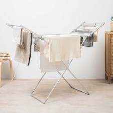 Etendoir à linge électrique pliable 230 W - 20 barres chauffantes avec écran tactile